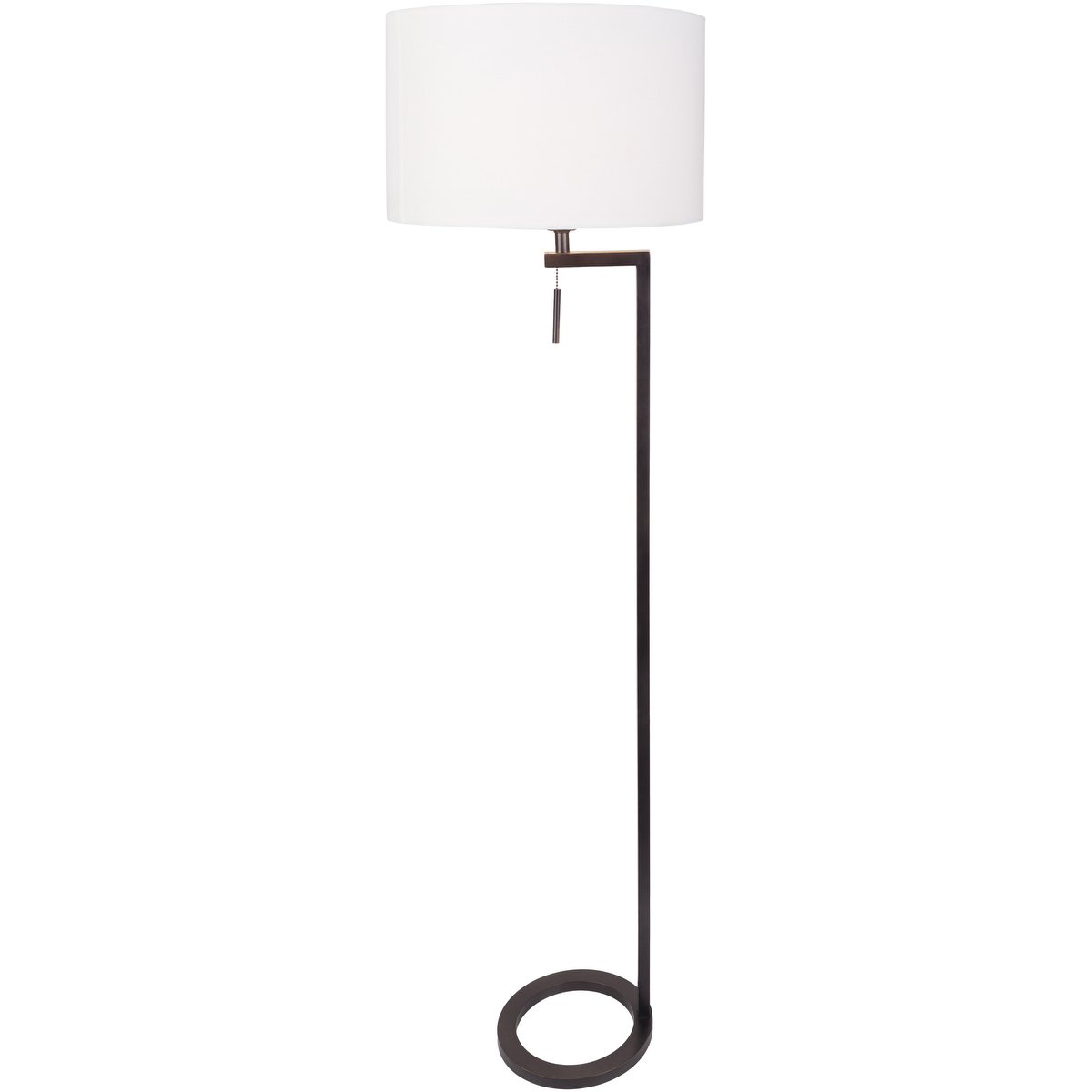 Surya Reese RES-004 Modern Floor Lamp -Antiqued Bronze - Fifth and Modern