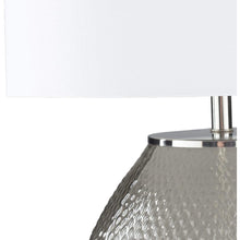 Surya Arlo RLO-001 Transitional Table Lamp -Medium Gray, Glazed Glass - Fifth and Modern