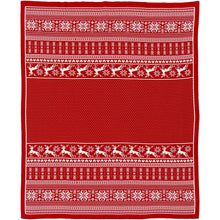 Surya Rudolf RUL-1000  Transitional Knitted Cotton Throw Blanket - Fifth and Modern