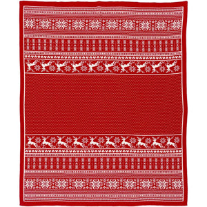 Surya Rudolf RUL-1000  Transitional Knitted Cotton Throw Blanket - Fifth and Modern