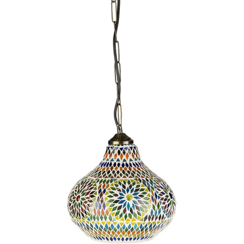 Surya Santillian SIN-002 Transitional Pendant Light -Mosaic - Fifth and Modern