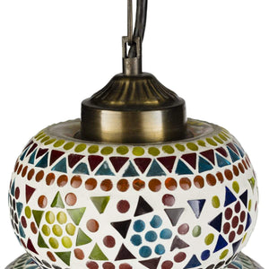 Surya Santillian SIN-001 Transitional Pendant Light -Mosaic - Fifth and Modern