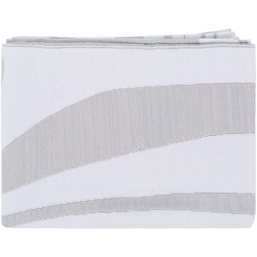 Surya Skyros SKS-1000  Modern Knitted Cotton, Lurex Throw Blanket - Fifth and Modern