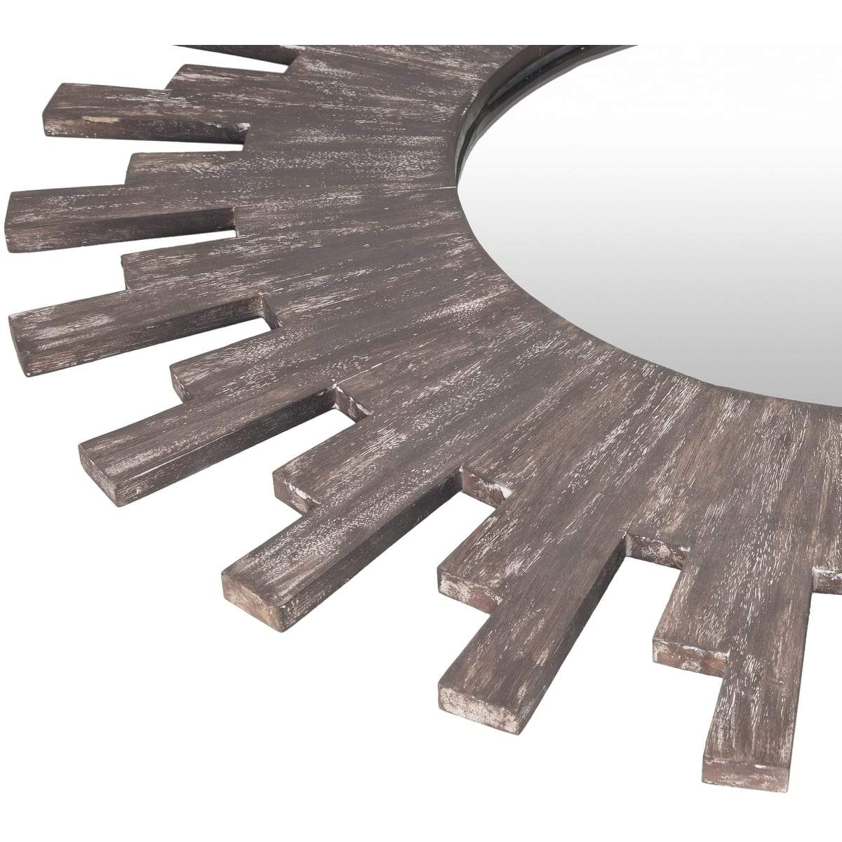 Surya Sun SNU-001 Sunburst Shaped Traditional Mirror -Antiqued - Fifth and Modern