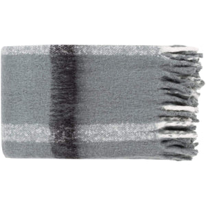 Surya Stowe SOW-1000  Modern Hand Woven Acrylic, Nylon Throw Blanket - Fifth and Modern