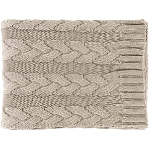 Surya Thea TEH-1001  Transitional Knitted Cotton Throw Blanket - Fifth and Modern