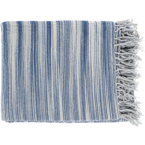 Surya Tanga TGN-7000  Modern Woven Chenille-Cotton Throw Blanket - Fifth and Modern