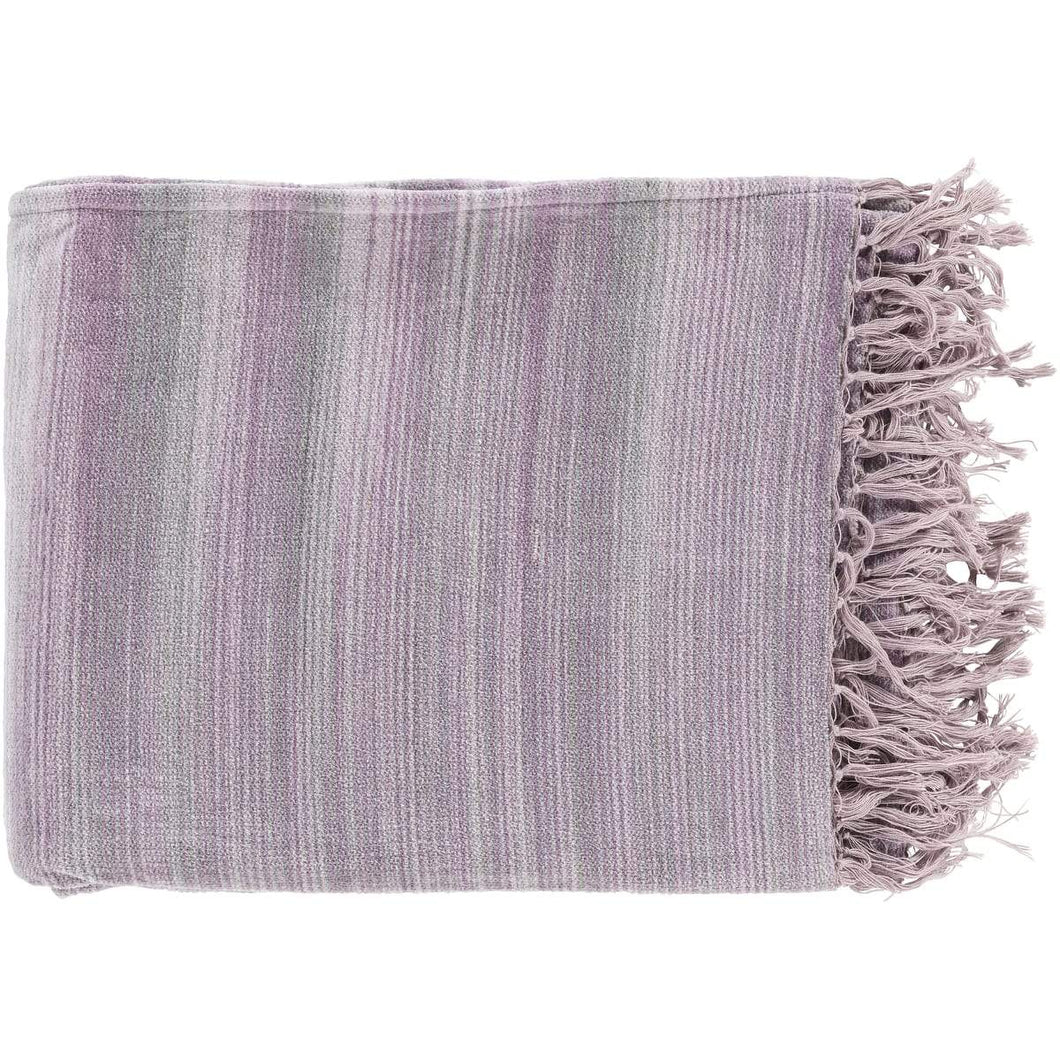 Surya Tanga TGN-7003  Modern Woven Chenille-Cotton Throw Blanket - Fifth and Modern