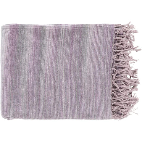 Surya Tanga TGN-7003  Modern Woven Chenille-Cotton Throw Blanket - Fifth and Modern