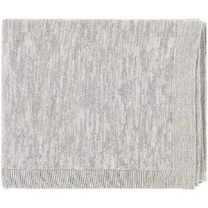 Surya Tremolo TLO-1000  Modern Knitted Cotton, Lurex Throw Blanket - Fifth and Modern