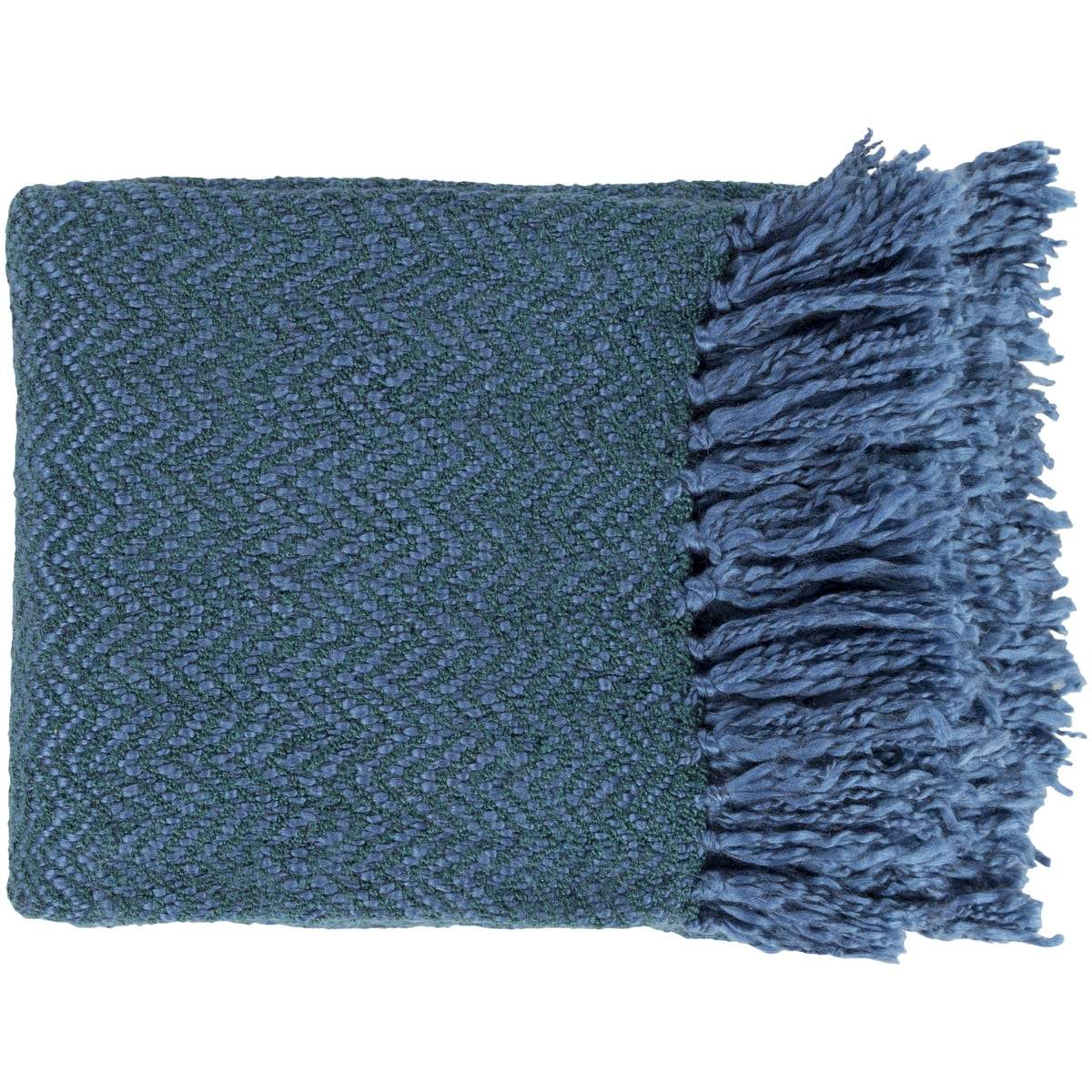 Surya Trina TRR-4003  Texture Woven Acrylic, Polyester Throw Blanket - Fifth and Modern