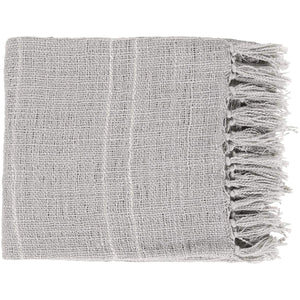 Surya Traveler TVL-2001  Transitional Woven Acrylic Throw Blanket - Fifth and Modern