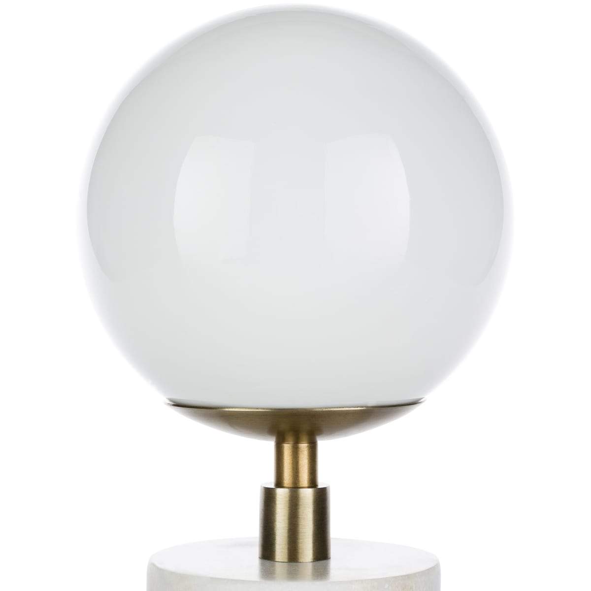 Surya Una UNA-001 Modern Table Lamp -Antiqued Brass & Milk Glass - Fifth and Modern