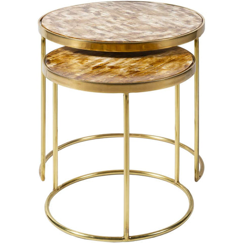 Surya Yara YRA-001 Accent Nesting Table Set - Fifth and Modern