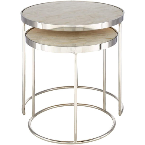 Surya Yara YRA-002 Accent Nesting Table - Fifth and Modern