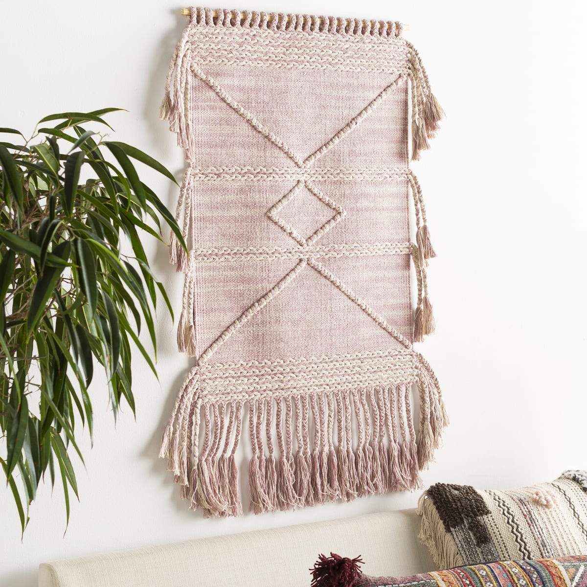 Surya Zanafi Tassels ZTS-1000 Wall Hangings - Fifth and Modern